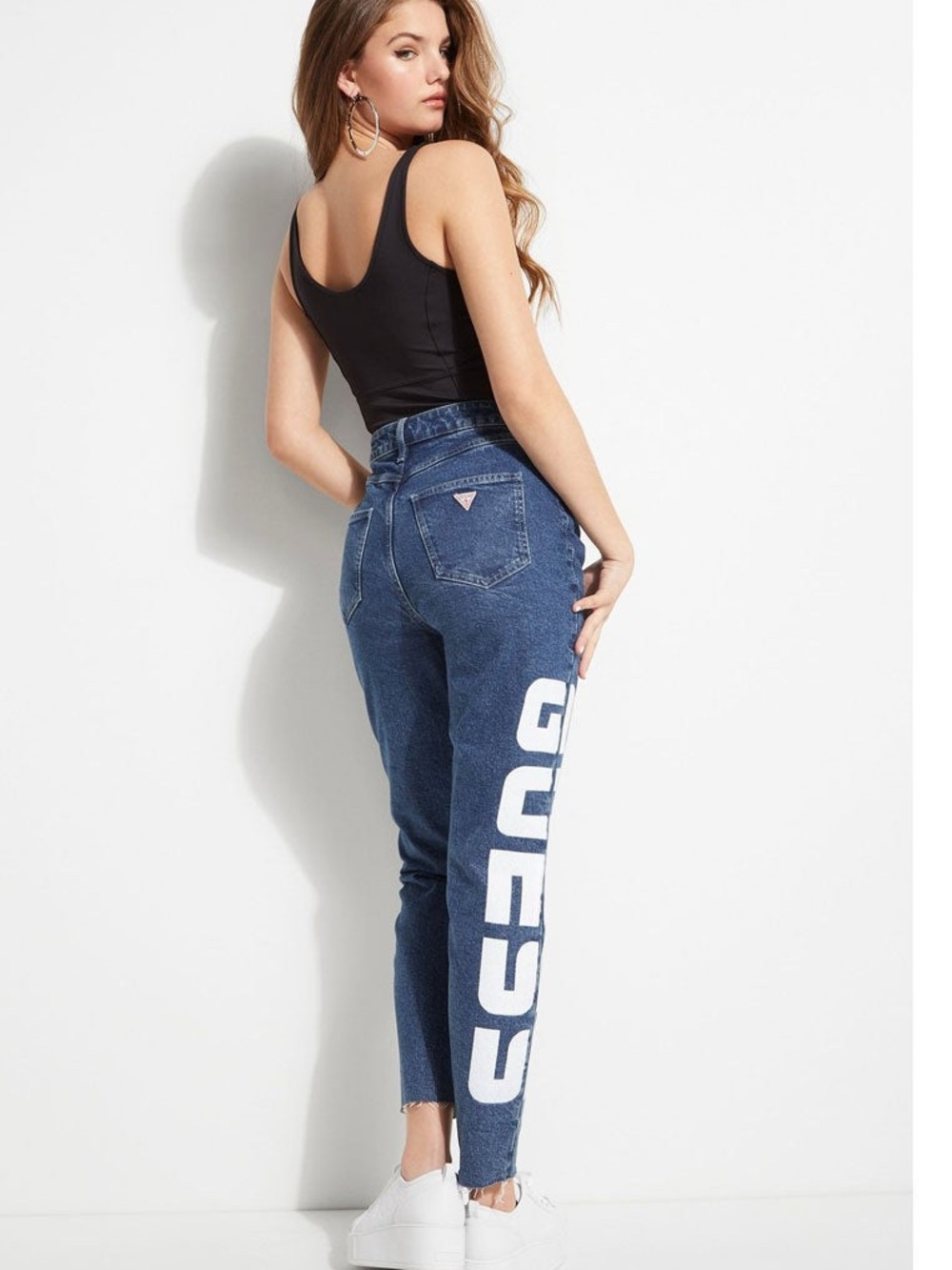 Womens GUESS 90’s Skinny High Rise Jeans Y2K Side Logo size 25